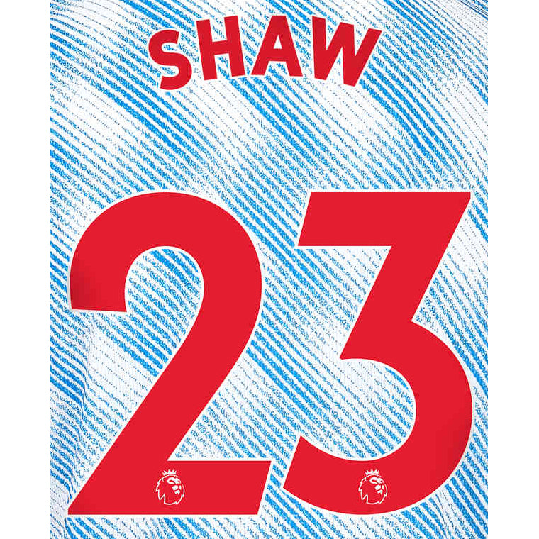 Manchester United No23 Shaw Away Soccer Club Jersey